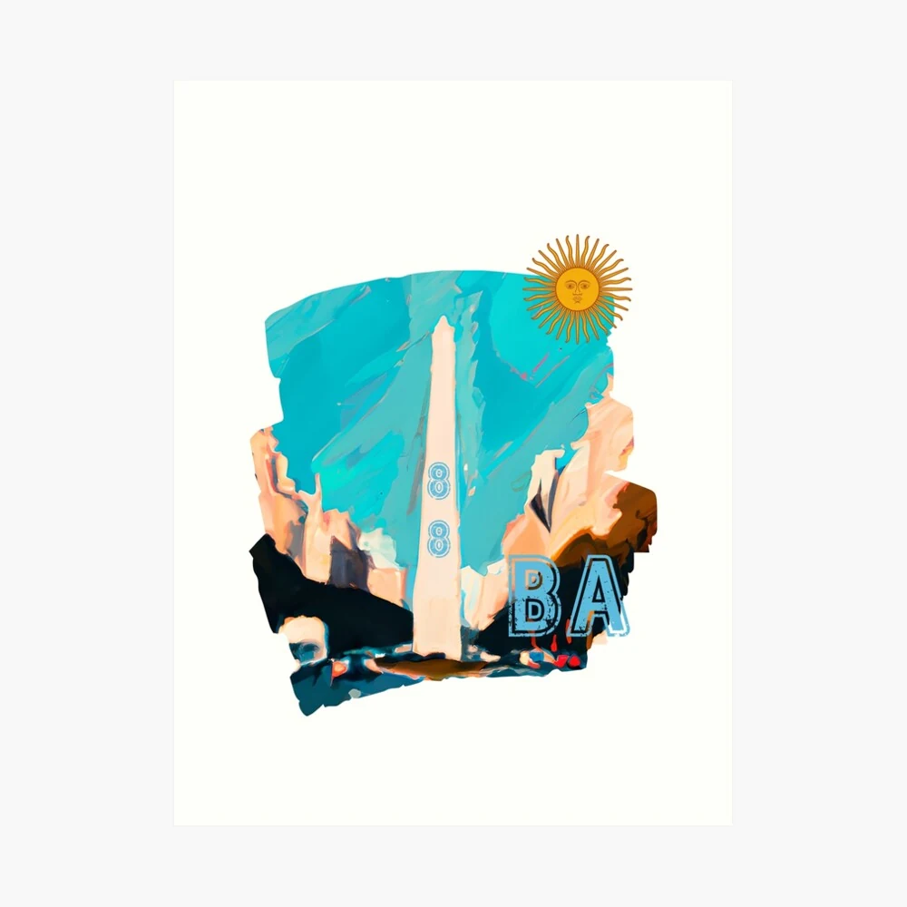 Obelisk · Buenos Aires · Kunstdruck